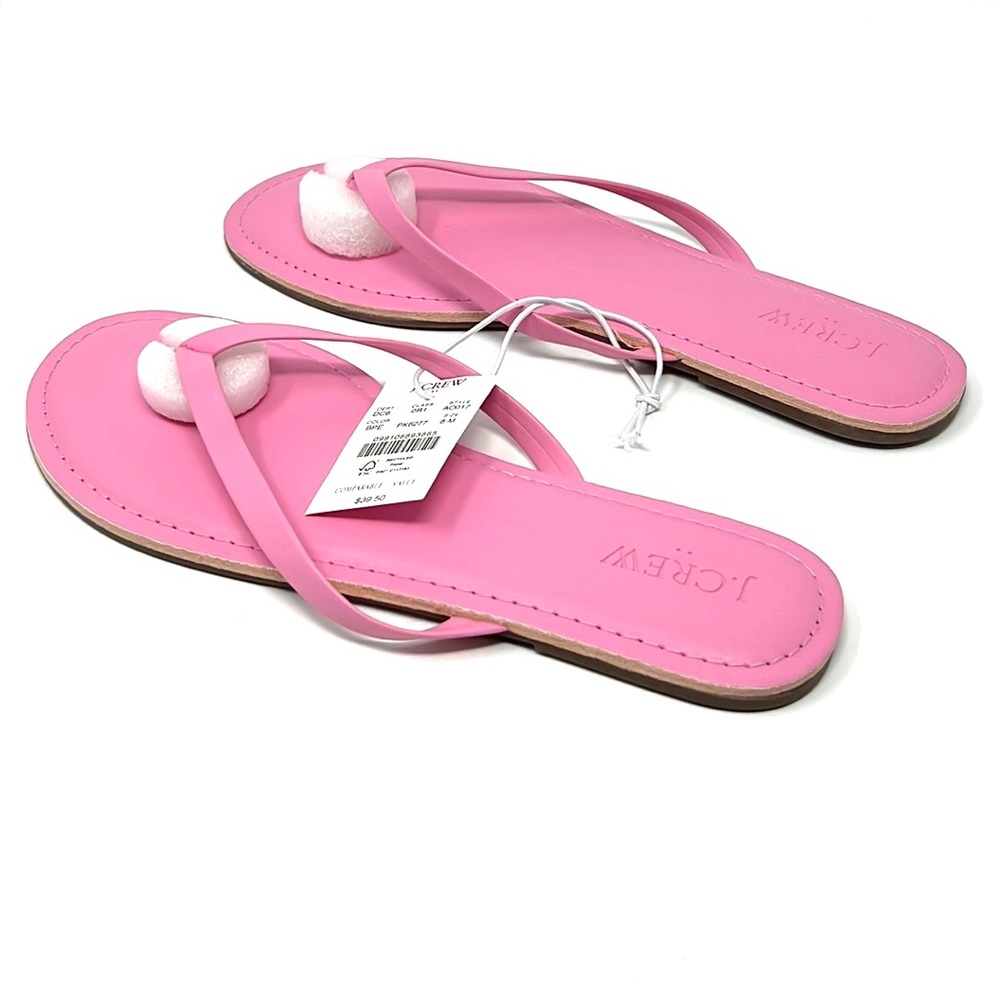 J.Crew Dark Pink Sandals